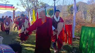 HHE Khenchen Katayana conducts a series of Drupchen at Dungkhar Monastery in kengkhar Gewog [upl. by Meesaw]