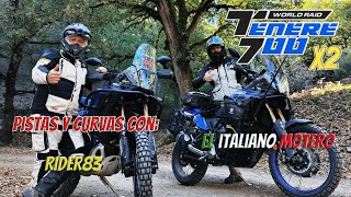 Ruta Mixta con 2 YAMAHA TENERE 700 WORLD RAID Valle del Genal y Sierra de la Grazalema con Rider83 [upl. by Harriett]