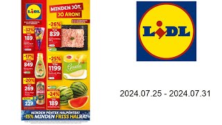 Lidl akciós újság HU 20240725  20240731 [upl. by Tchao994]