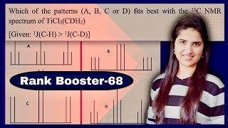 Organic Spectroscopy  13 Carbon NMR SpectroscopyIntensity ratioNMR SpectrumNETGATERank Booster [upl. by Maclean]