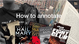 How to annotate books WITHOUT writing directly on them ☕️ [upl. by Brody]