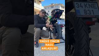 Zincir Yağsızlığı Nasıl Anlaşılır  Motosiklet Zincir Yağlama motosiklet zincir [upl. by Elleniad477]