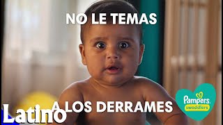 PAMPERS Swaddlers  No le temas a los derrames 2024 [upl. by Gelasias]