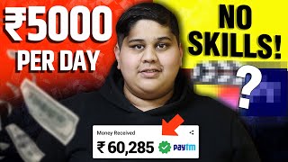 🤯 EARN ₹5000Day Online With NO SKILLS Required Easiest Way to Make Money Online From Freelancing [upl. by Proudfoot]