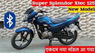 New 2024 Hero Super Splendor Xtec 125 Review  Price Mileage Features  super splendor xtec bike [upl. by Rozelle469]