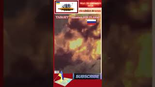 Ukrainian Troops wipe out Russian BM 21 Grad shorts [upl. by Vergil]