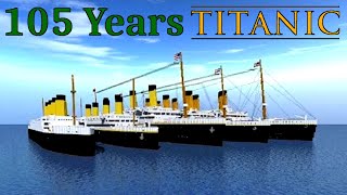 Minecraft TITANIC  105th Anniversary  All the CronosDarthTitanicModels [upl. by Yrrem]