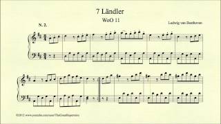 Beethoven 7 Ländler WoO 11 No 2 [upl. by Binette]