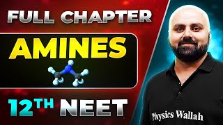 Amines FULL CHAPTER  Class 12th Organic Chemistry  Lakshya NEET [upl. by Gonzalo]