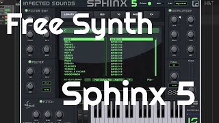 Free Synth  Sphinx 5 No Talking [upl. by Yahsat492]