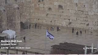 EarthCam Live  Old City Jerusalem Israel Western Wall  Relaxing Music  World Live Streams [upl. by Nagiam]