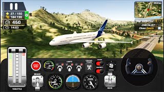 Airplane Flight Pilot Simulator 5  A380 Aircraft Pilot Sim Android iOS Gameplay [upl. by Tommy628]