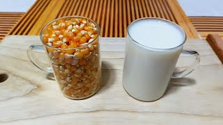 A cup of corn and milk This popcorn recipe is tastier than the one sold at the cinema [upl. by Dionne269]