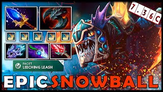 Slarks Insane Snowball  Impossible to Stop  Dota 2 Replays Watch  Learn  Destroy [upl. by Lederer]