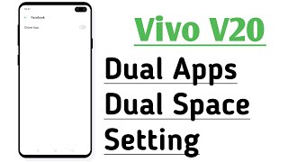 Vivo V20 Dual Space Dual Apps Setting [upl. by Nutsud]