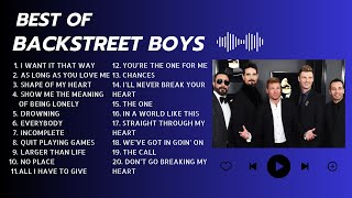 BACKSTREET BOYS greatest hits ULTIMATE COMPILATION [upl. by Claudio]