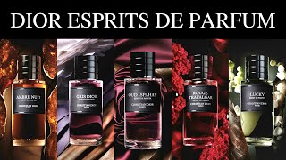 5 NEW DIOR ESPRIT DE PARFUM Fragrances  Impressions amp Overview  La Collection Privée [upl. by Epp]