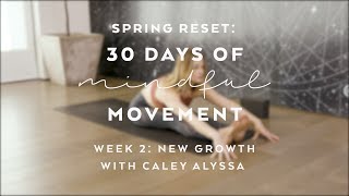 Day 8 Balancing Yoga Flow with Caley Alyssa  Spring Reset 30 Days of Mindful Movement [upl. by Clareta]