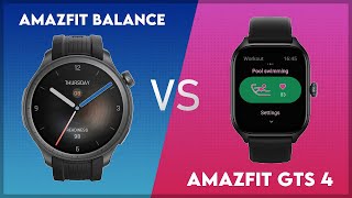 Amazfit Balance vs Amazfit GTS 4 Comparison [upl. by Dickinson728]