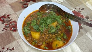 ALU MATAR KEEMA RECIPE [upl. by Bor]