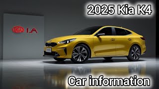 2025 Kia K4 Style Comfort and Value in a Compact Package [upl. by Ormiston]