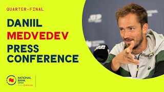 Press Conference  Daniil Medvedev  Quarterfinal  NBO23 [upl. by Virendra]