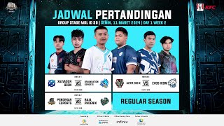 🔴LIVE  MDL ID S9  Regular Season  Hari 1 Minggu 2 [upl. by Nwahsid]