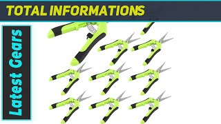 10 Pack 65 Inch Professional Bud Trimming Scissors – Best MicroTip Pruners for Gardening [upl. by Voe188]