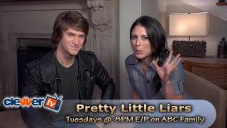 Keegan Allen Pretty Little Liars Set Visit Interview [upl. by Atahs809]