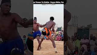 Yahaya Tarasa 🆚️ dogon sisko sports africanknockout boxingevent africamma wrestling dambe [upl. by Andaira]