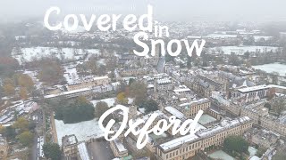 Snow hits Oxford [upl. by Rinum]