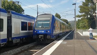 LArrivée dun train en gare de La Ciotat 2020 [upl. by Nyladnek]