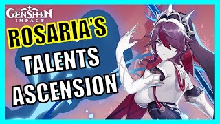 Rosaria Talents Ascension Materials Farm Guide  Genshin Impact [upl. by Aksehcnarf434]