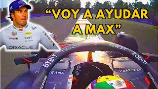 Lo Que No Viste Checo Pérez Ayuda A Verstappen Con Rebufo  Clasificación Gran Premio Monza F1 [upl. by Dorion]