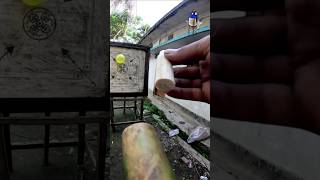 Bamboo Creations  Survival Gun amp Bullets for Wildlife 🎋 shorts ytshorts youtubeshorts bamboo [upl. by Elohcan]