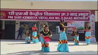 Arunachal Pradesh dance💫 kaju kaju atola✴️ pm Shri kendriya vidyalaya no 3 baad mathura ⭐✨💫 [upl. by Gilberto189]