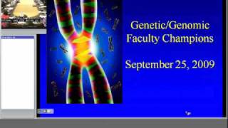 GeneticGenomic Faculty Champion Initiative PM session [upl. by Chapland455]