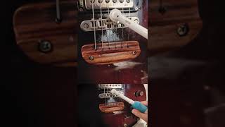 DIY Guitar Care Polishing and Repairing a Japanese vintage guitar Fernandes  Burny LS801992 🎸 [upl. by Zoie]