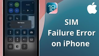 How to Fix SIM Failure Error in iPhone [upl. by Bazil]