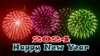 Chinese New Year 2024 Fireworks  New Year 2024 GIF Animation [upl. by Neely387]