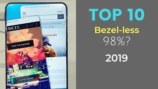 Top 10 Highest Screen to Body Ratio  Bezelless Smartphone 2019 [upl. by Mairem]