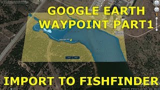 How to use Navionics to import waypoints to fish finder 1 of 3 [upl. by Smallman]