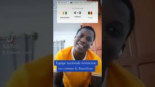 Résumé côte divoire vs Tchad foot cotedivoire [upl. by Netta]