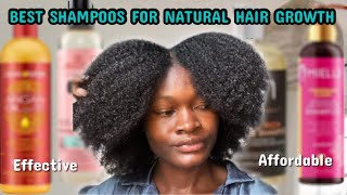 BEST SHAMPOOS FOR NATURAL HAIR GROWTH  affordable and effective [upl. by Lucine983]