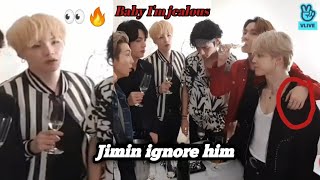 BTS full VliveYoongi jealouscause Jimin ignore him Yoonmin love forever [upl. by Nylra]