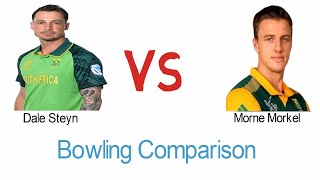 Dale Steyn VS Morne Morkel Bowling Comparison ODI Test and T20I [upl. by Lehcar]