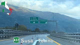 Italy I A32 Susa  Torino [upl. by Losiram]