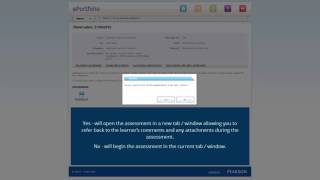 ePortfolio  Assessor  Assessing Evidence [upl. by Lleddaw725]