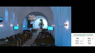 lydfejl Gudstjeneste 13 oktober 2024 Sct Nicolai kirke Aabenraa [upl. by Enaillil]