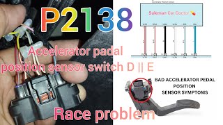 P2138 Toyota Hiace Accelerator Pedal Position Sensor Switch DE Voltage Correlation Wiring Diagram 💯 [upl. by Lac]